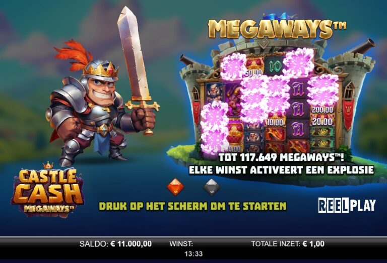 Screenshot 1 van Castle Cash Megaways